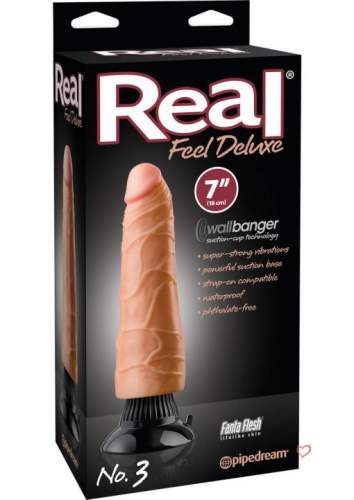 REAL FEEL DELUXE  No.3 7 * JUGUETES SEXUALES VIBRADORES REALISTAS 