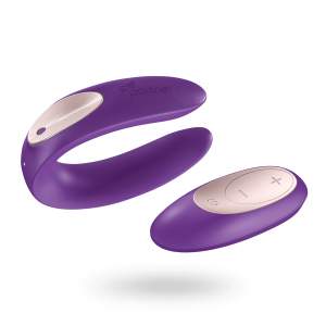 VIBRADOR PARA PAREJAS PARTNER PLUS CON CONTROL REMOTO - JUGUETES VIBRADORES DOBLES